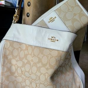 Authentic Coach purse and wallet set